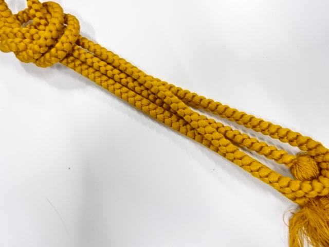 正絹　手組帯締め